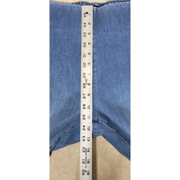 Soft Surroundings Women's Skinny Jeans Pull On Petite Medium Size PM Blue - Picture 8 of 15